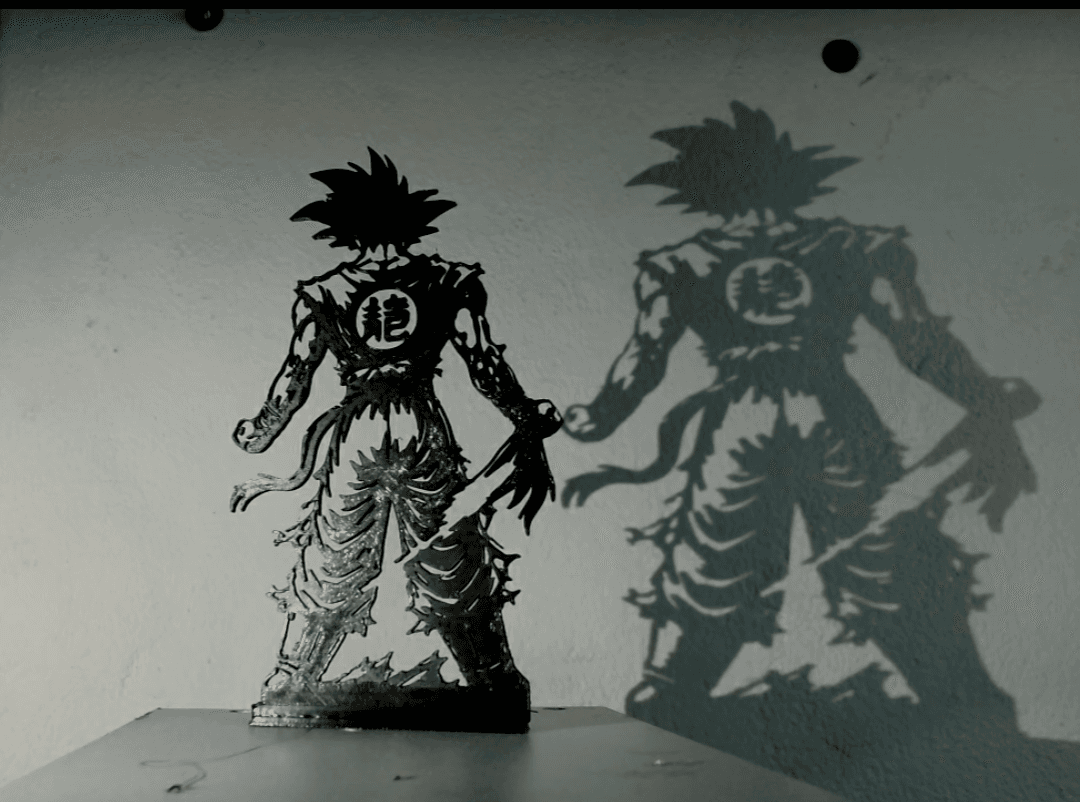 Estátua Decorativa Goku Preto - 3