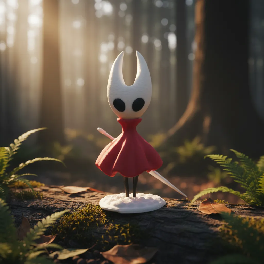  Hornet Colecionável Hollow Knight Silksong Figura 3d Hornet